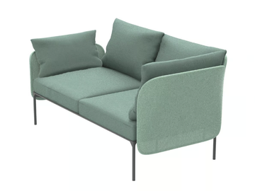 BLOOM 1210 DX/SX - 2 seater fabric sofa by Et al. - view 3